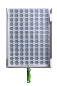Moule en silicone hexagonal pour bonbons gélifiés, idéal pour la production professionnelle de bonbons et le dépose de gommes. - Product Image 1
