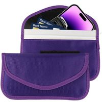 Sacs Faraday pour clés de voiture, téléphone portable, protection antivol, protection de la voiture, pochette de blocage du signal WiFi/GSM/LTE/NFC/RFID/entrée sans clé