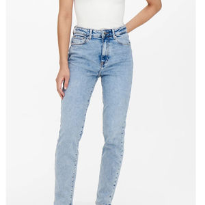 Jeans Ajustados de Cintura Alta para Mujer, Pantalones Casuales hasta el Tobillo para Chicas Jóvenes, Jeans de Mezclilla de Alta Calidad para Mujer, Servicio OEM - Product Image 2