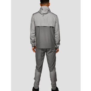 Conjunto Deportivo de Dos Piezas con Chaqueta Cortavientos y Pantalones Deportivos para Hombre, con Logotipo Personalizado Estampado, Estilo Urbano, de Poliéster/Nailon, para Otoño - Product Image 6