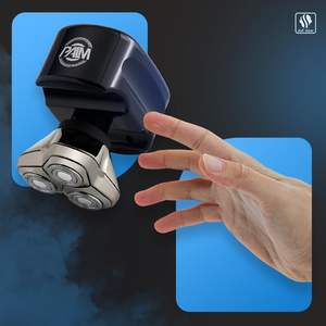 Afeitadora Eléctrica Mini de Viaje Inalámbrica Ergonómica e Impermeable, Afeitadora Facial de Triple Cuchilla con Clasificación IPX7 - Product Image 3