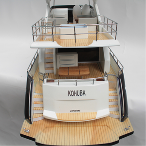 โมเดลเรือสปีดโบ๊ท30ม. สำหรับตกแต่งบ้านผลิตในเวียดนามโมเดลเรือเร็ว30ม. (สีน้ำเงิน/ดำ) - Product Image 4