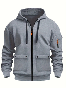 Sudaderas con capucha térmicas para hombre 100% algodón cálido acogedor suave tela Anti-Pilling costura duradera perfecto al aire libre Casual ropa de invierno fábrica - Product Image 5