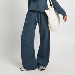 Sweat-shirt pour femme à épaules tombantes avec pantalon de survêtement, coupe décontractée, pantalon de jogging en molleton, taille élastique, ensemble coordonné, production de vêtements - Product Image 5