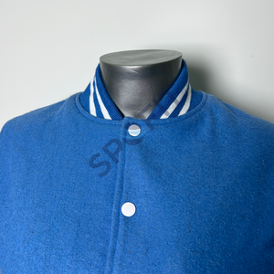 Chaqueta Universitaria para Mujer, Tendencia 2025, 100% Lana, Manga Larga, Bordado, Color Personalizado, Informal, Invierno, Venta al Por Mayor - Product Image 3