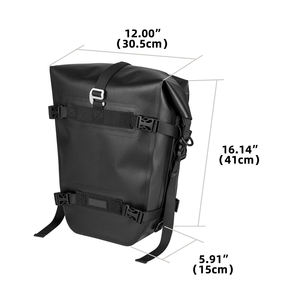 Unique Style Travelling Waterproof Motorcycle <b>Leather</b> Saddle Bag Motorcycle <b>Tool</b> <b>Pouch</b> Saddle <b>Leather</b> Bag - Product Image 1