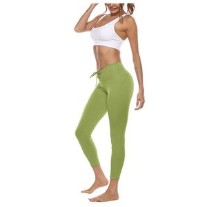 2025 Primavera Verano otoño moda mujer mallas delgadas pantalones de fibra de bambú de alta elasticidad de talla grande 7XL con logotipo en la cintura - Product Image 2