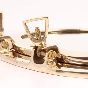 Handcrafted Trading Co. Espejo de ojo de buey ovalado de latón macizo de 12x9 pulgadas, ventana de ojo de buey, ojo de buey de barcos náuticos para el hogar - Product Image 6