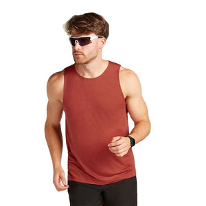 Camiseta Deportiva sin Mangas de Secado Rápido para Hombre, Camiseta de Malla Transpirable para Gimnasio, Chaleco Deportivo para Correr, Venta al por Mayor - Product Image 3