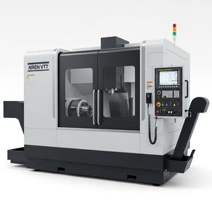 Tour à métaux vertical CNC Siemens neuf, VTL, simple, 3 axes, robuste, haute précision, atelier, grand diamètre, pièces de moteur, turbine - Product Image 3