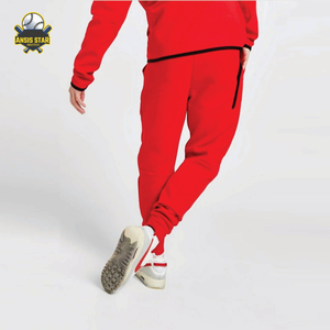 ชุดกีฬาสองชิ้นสำหรับผู้ชายชุดวอร์มเล่นฟิตเนสชุดออกกำลังกายขนแกะ - Product Image 4