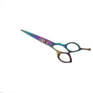 Tijeras de peluquero con borde de afeitar profesional con reposapiés y tornillo ajustable Tijeras de peluquero múltiple de 5 "Instrumentos de belleza - Product Image 5