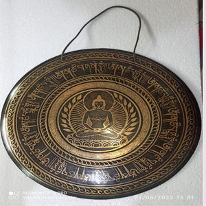 Meditación tibetana Gong Deep Wave Gongs hechos a mano para oraciones religiosas Terapia de sonido Meditación de yoga al por mayor Precio barato - Product Image 2