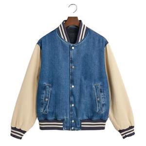 Vestes en satin personnalisées en gros |   Blouson universitaire brodé |   Veste de baseball pour équipe universitaire pour hommes - Product Image 6