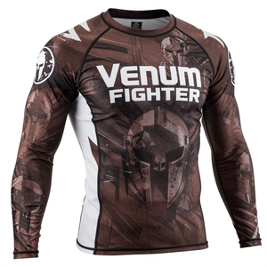 Camiseta de Compresión Venum de Alta Calidad con Logotipo Personalizado, Protección UV, para MMA y Natación, Manga Larga, Venum Fighter Rash Guard - Product Image 3