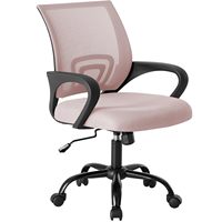 Silla de Oficina Ergonómica OEM, Silla de Escritorio con Malla, Altura Ajustable, Reposabrazos Fijos, Modo de Balanceo, Giro de 360°, Almacenamiento en la Parte Trasera