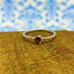 Trillion Cut Garnet <b>Ring</b> in 925 Sterling <b>Silver</b> <b>Statement</b> <b>Ring</b> Handmade <b>Ring</b> Garnet Jewelry Anniversary Gift Engagement <b>Ring</b> - Product Image 5