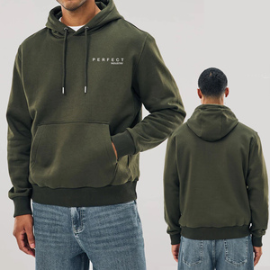 Sudadera con Capucha y Cremallera Negra de Diseño Personalizado, 100% Algodón, para Hombre, con Logotipo Personalizado, Todas las Tallas, Invierno - Product Image 1