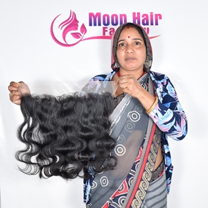 Peluca de Cabello Humano Natural con Ondas Suaves, de Alta Calidad y Precio Accesible, Disponible para Envío Inmediato - Product Image 2