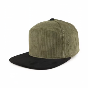 Casquette de baseball à visière plate en velours côtelé, style décontracté, taille unique, couleurs assorties, en provenance du Vietnam - Product Image 2