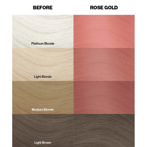 Coloration capillaire semi-permanente Crazy Color Rose Gold, végane, sans ammoniaque, couleur longue durée - Product Image 4
