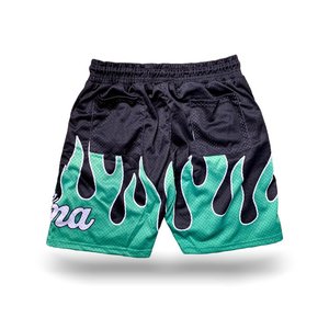 กางเกงขาสั้นตาข่ายลายพิมพ์แบบซับลิเมชั่นสั่งทำพิเศษสำหรับผู้ชาย กางเกงออกกำลังกายสตรีทแวร์สั่งทำพิเศษ กางเกงขาสั้นไซส์ใหญ่ - Product Image 6