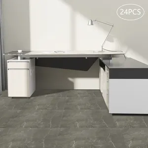 24ชิ้น60เซนติเมตร X30เซนติเมตรพื้นพีวีซีแบบมีกาวในตัวปูพื้น24ชิ้นกระเบื้องปูพื้นปูพื้นปูพื้นพลาสติก - Product Image 1