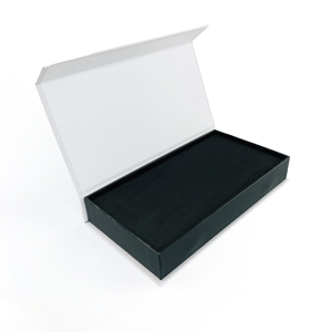 Boîtes d'emballage pour téléphones portables en gros, personnalisées avec <span class=keywords><strong>mon</strong></span> design, boîte magnétique à rabat blanc avec éponge - Product Image 5