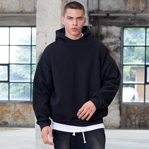 Fabricantes de fábrica Custom Boxy Fit Hoodie Streetwear Ropa Oversized Puff Print Custom Hoodies hombres Hoodies DDP Envío - Product Image 3