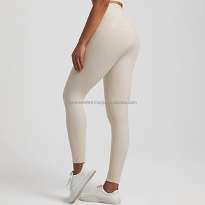 Nouveau femmes collants Leggings taille haute Fitness Booty femmes Fitness Leggings plaine femmes Fitness Leggings pour dames - Product Image 4