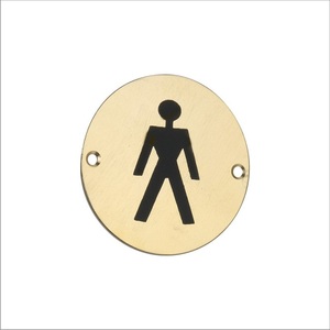 ป้ายอลูมิเนียมติดผนังแบบทันสมัยพร้อมผิวเคลือบทองสำหรับหลายสถานที่ - Product Image 1