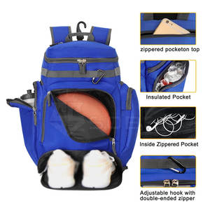 Sac à dos de basketball antivol personnalisé imprimé camouflage, sport décontracté avec fonction USB-faible quantité minimale - Product Image 3