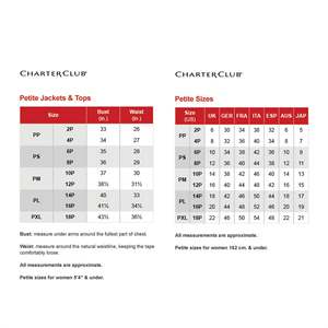 Camicia Lunga da Donna Charter Club in Cotone Ricamato a Righe, Taglia Unica, Stampa Floreale Blu-Bianca Disponibile, Seta Satinata, Taglie dalla Petite alla XL - Product Image 2