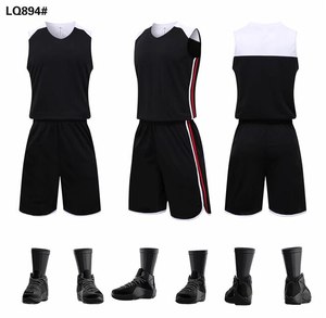 Uniforme de Baloncesto Personalizado al por Mayor, de Alta Calidad, Poliéster/Algodón, Ligero, Transpirable, de Secado Rápido, Talla Grande, para Exteriores - Product Image 5