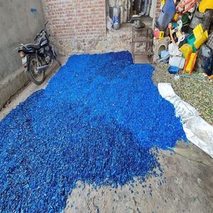Déchets de plastique en fûts bleus en HDPE, déchets de HDPE bleu recyclés et bien d'autres, pour la vente en gros et la livraison dans le monde entier - Product Image 2