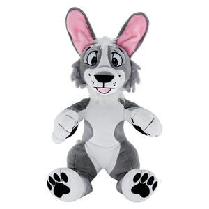 Fursona Furry Wolf Plushie Tùy Chỉnh Thú Nhồi Bông Linh Vật Công Ty Logo Anime Đồ Chơi Sang Trọng Con Thú Quần Áo Lông Thú Búp Bê Nhân Vật - Product Image 5