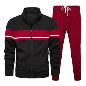 Vêtement de sport d'hiver décontracté ajusté sur mesure en gros, couleur personnalisée, doublure en polaire, respirant, confortable, pour homme - Product Image 1