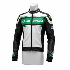 Veste de moto en cuir perforé | Conception de ventilation personnalisée | Usine directe OEM - Product Image 2
