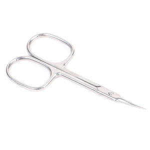 Ciseaux à cuticules ergonomiques en acier inoxydable, légers, tranchants, incurvés, carrés, durables, outil de soin de beauté en gros - Product Image 1