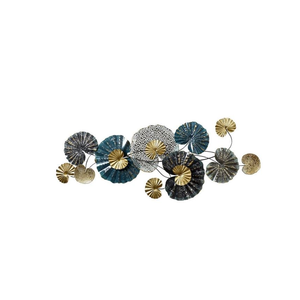 Pemium Qualité Métal Fleur Et Feuille Design Mur Art Décoratif Pour La Décoration Intérieure Ou Extérieure En Personnalisable - Product Image 4