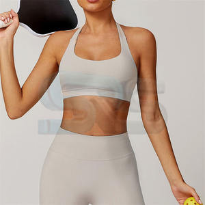 Women Sports Bra Seamless Yoga Fitness Bra <b>Adjustable</b> <b>Strap</b> Gym Workout Top Custom Logo Wholesale Activewear - Product Image 3