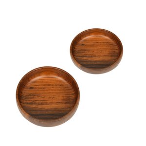 Juego de 2 Tazones de Ensalada de Acacia Real, Platos Ecológicos a Precio Económico, Aptos para Alimentos, para Servir Dulces, Galletas y Bocadillos, Tazón Único para Mesa - Product Image 2