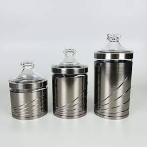 Bote de almacenamiento transparente, acrílico, inastillable - Product Image 5