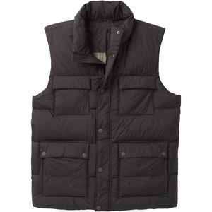 Nueva moda al por mayor a prueba de viento de talla grande chaleco acolchado chaqueta hinchada chalecos de invierno cuello alto abajo Gilet burbuja OEM - Product Image 5
