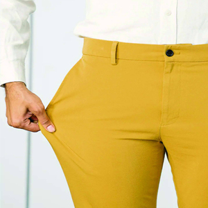 Pantalones chinos personalizados de fabricante para hombre, pantalones de diseño de camisa de alta calidad para pantalones formales para hombre - Product Image 6