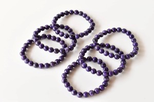 Direct Factory Sale Women's Tibetan Buddhism Religious Anchor Purple Charoite Gemstone <b>Beaded</b> <b>Bracelet</b> for Anniversary Occasions - Product Image 2