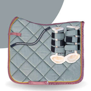 Juego de Almohadillas para Silla de Montar a Caballo de Color Personalizable, Herramienta Cómoda para el Cuidado Equino con Forro de Tela, Suministros de Equitación - Product Image 5