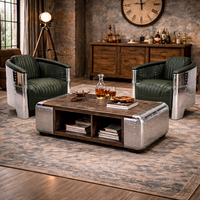Fauteuil en cuir contemporain avec assise large et accoudoirs confortables pour la lecture à domicile ou au bureau