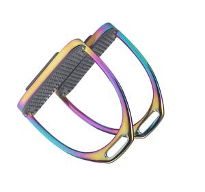 Estribos de aluminio para montar a caballo, agarre de seguridad ligero ajustable, OEM al por mayor calidad de exportación, novedad - Product Image 5