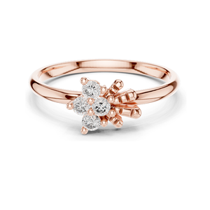 Anillo de Diamante Cultivado en Laboratorio de 0.12 CT, Claridad VVS-VS EF, Oro de 18KT, 14KT, 10KT y Plata 925, Oro Rosa, Amarillo, Blanco y Moissanita - Product Image 3